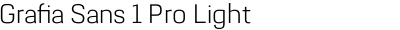 Grafia Sans 1 Pro Light